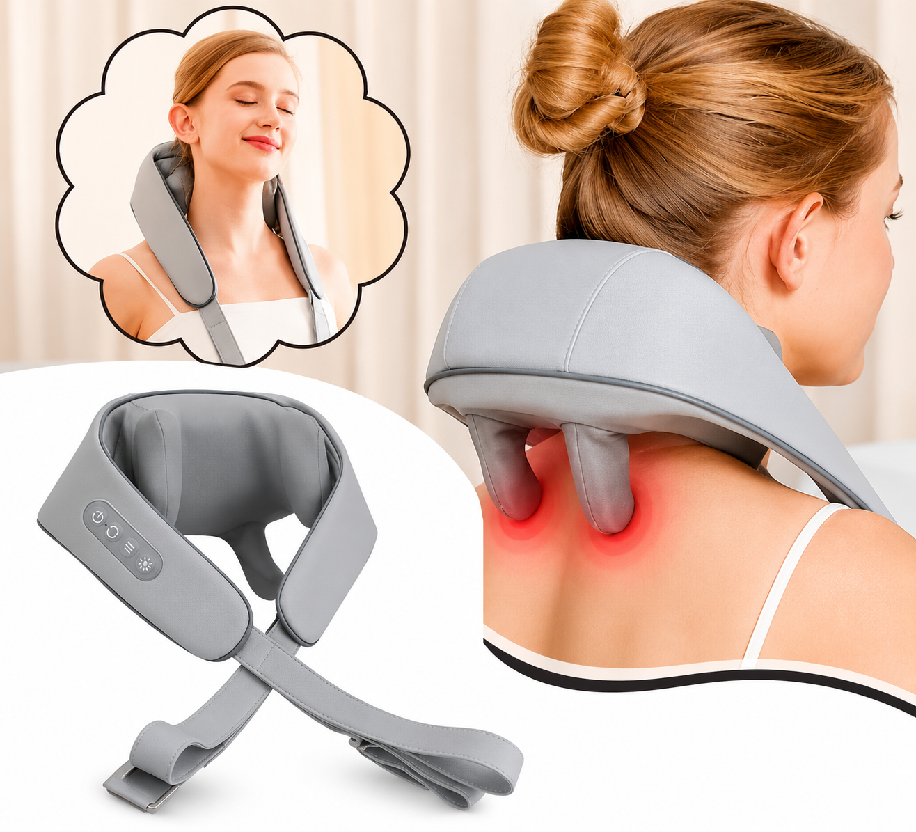 Masajeador de Cuello y Espalda Envolvente