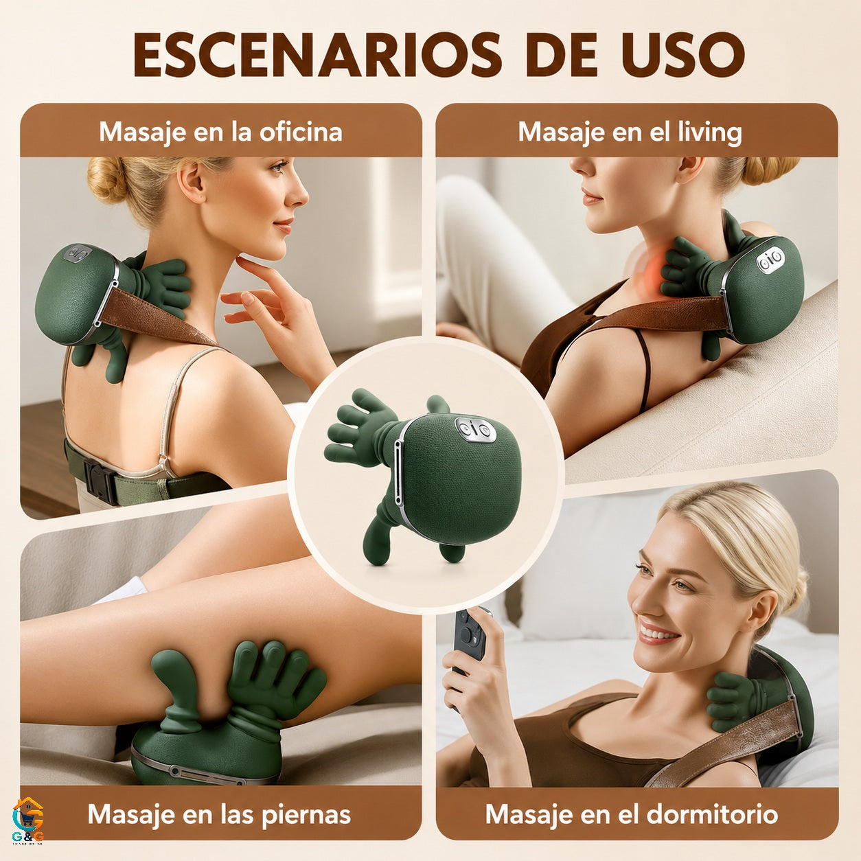 Masajeador Terapéutico Inalámbrico