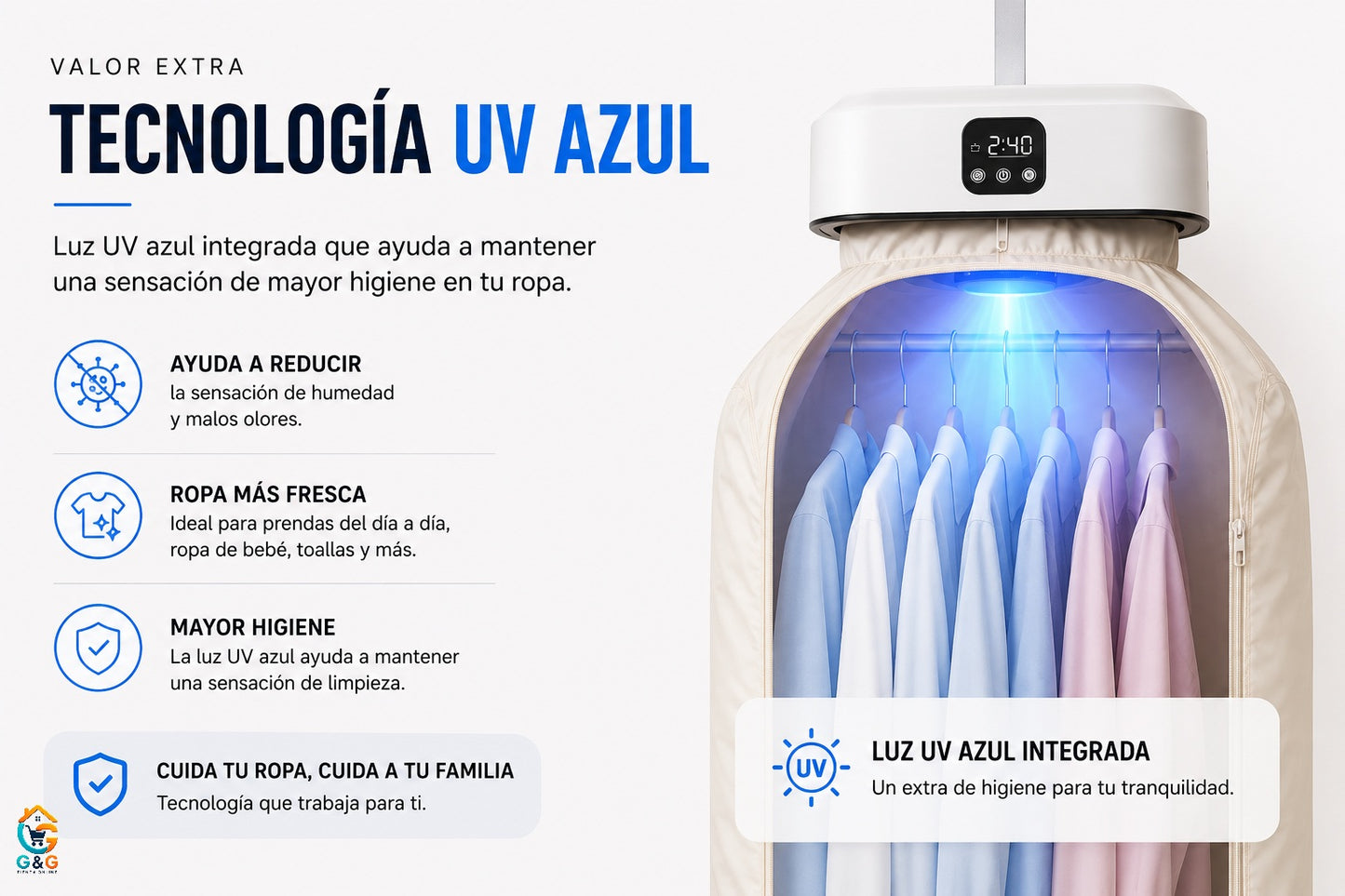Secadora Ropa Portatil