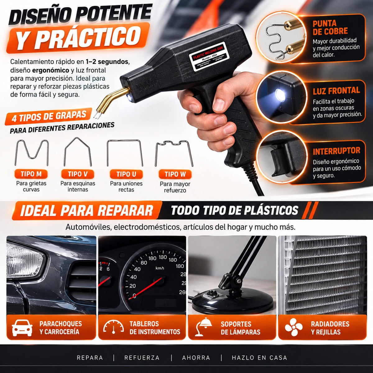 Kit PlastiSuelda Pro - Arregla Plástico Sin Salir de Casa