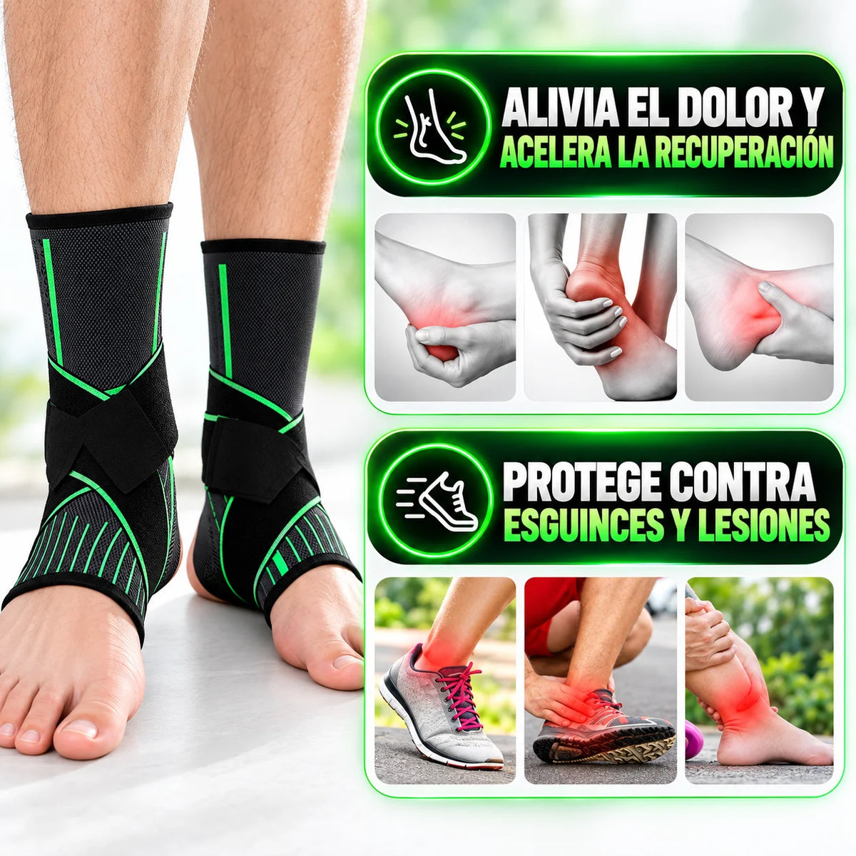 Tobillera Ortopédica - Soporte y alivio inmediato para tu tobillo
