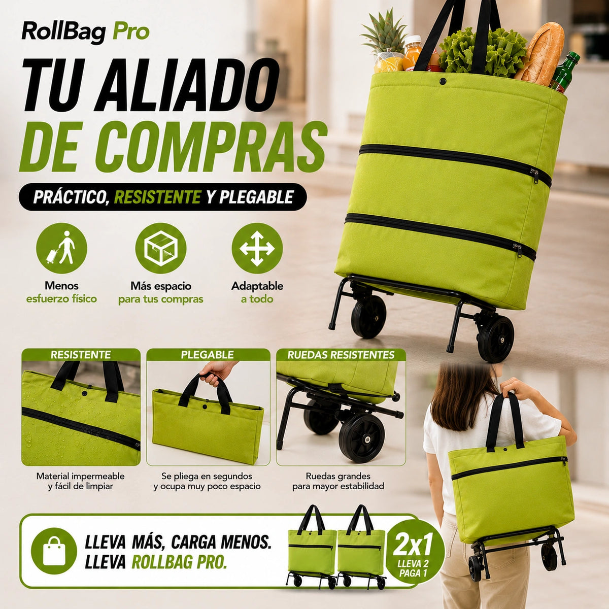 RollBag Pro - Tus Compras Sin Esfuerzo