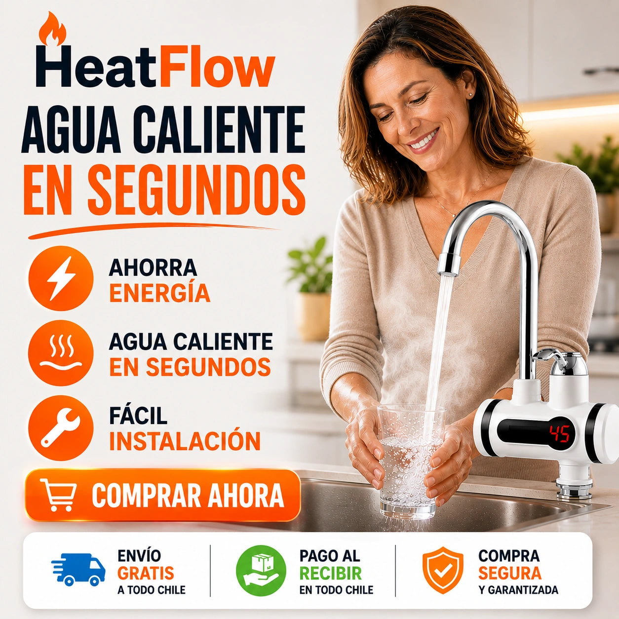 HeatFlow - Agua Caliente Cuando la Necesitas