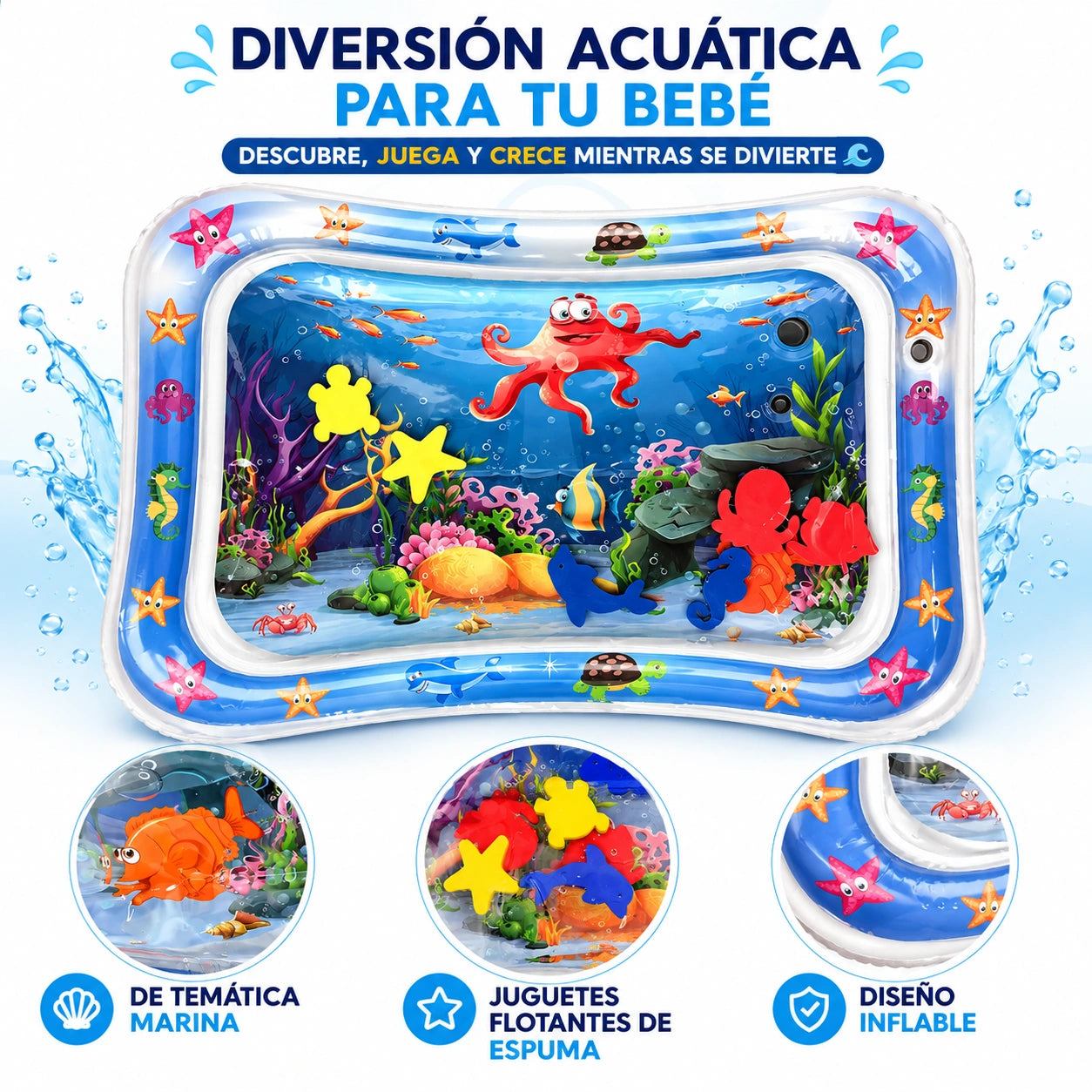 BabySea Splash - Su primer océano de estímulos
