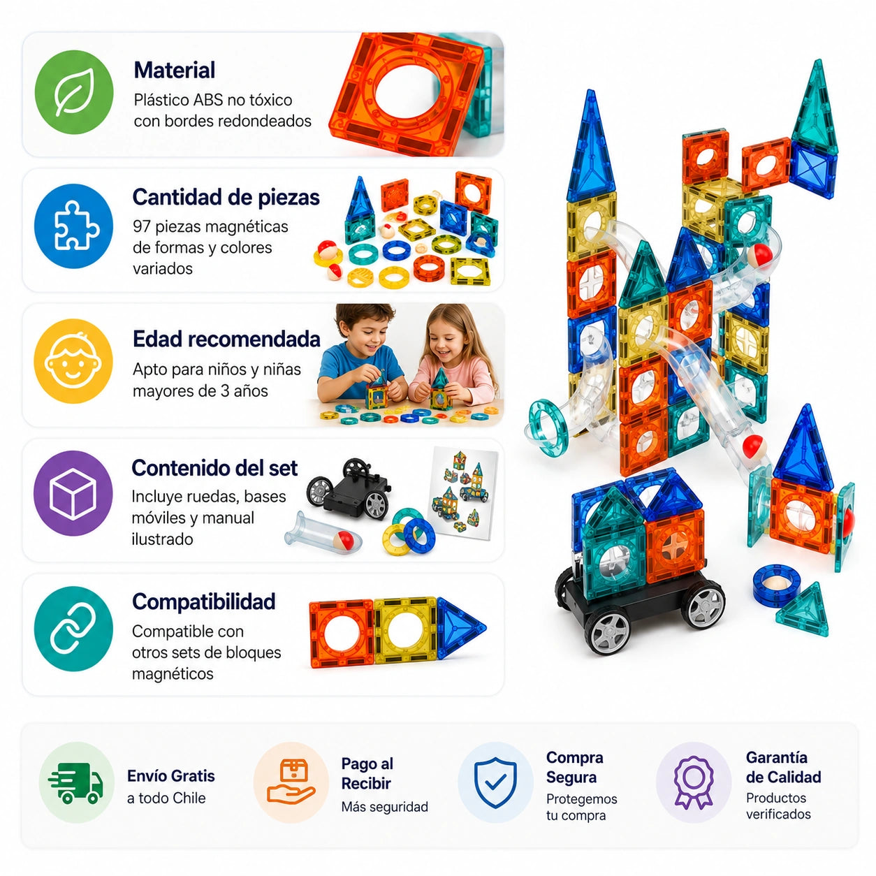 MagnoBlocks - Horas de Diversión y Aprendizaje