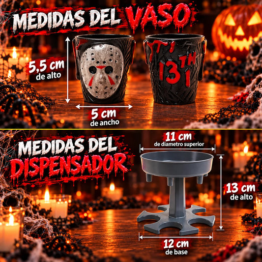 Boo Spooky Shots - Mesa de Terror Lista para Servir