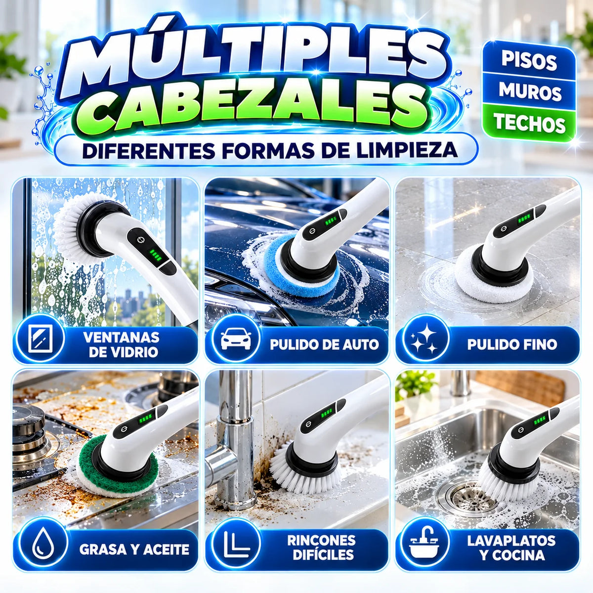 GiroClean Max - Limpieza Profunda, Menos Esfuerzo