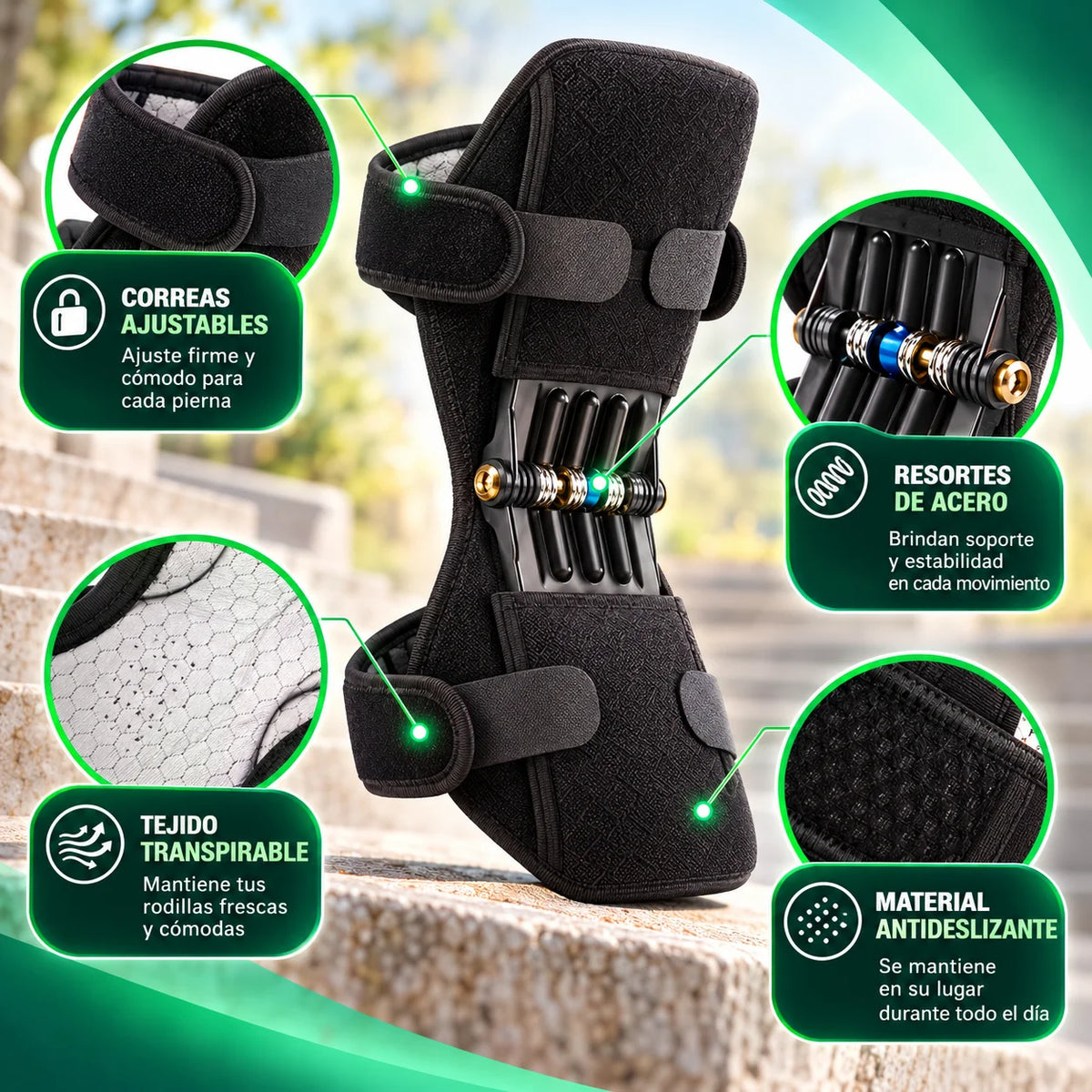 PowerKnee - Soporte firme en cada paso