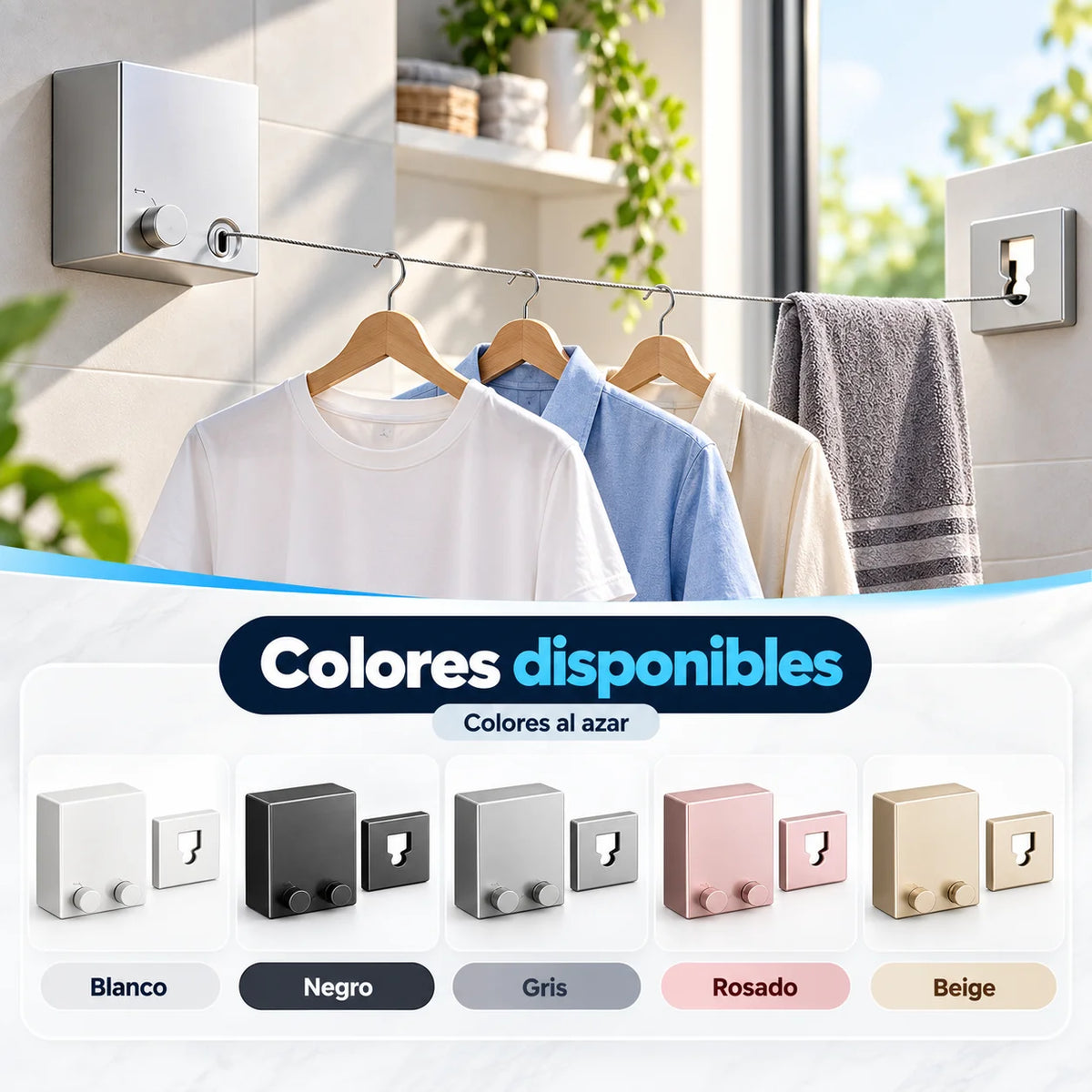 TendiDry Retráctil - Ropa seca sin ocupar espacio