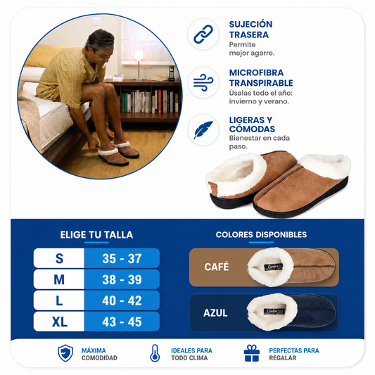 Confort Gel Premium Pantuflas Descanso