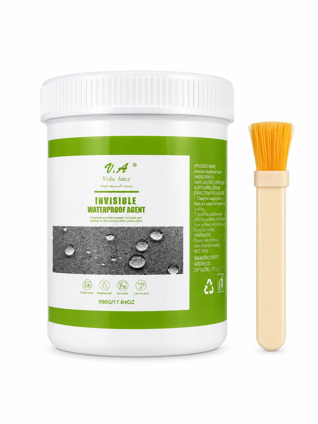 Sellador Impermeable Brocha 500g