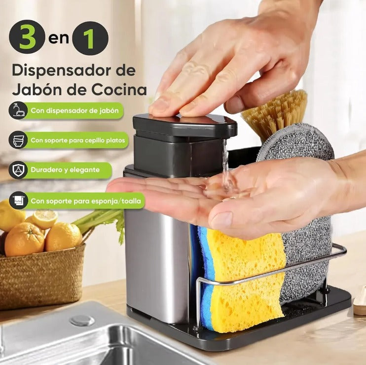 Dispensador Lavalozas Jabón 3 En 1