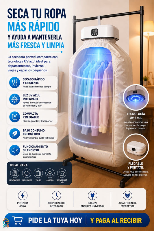 Secadora Ropa Portatil