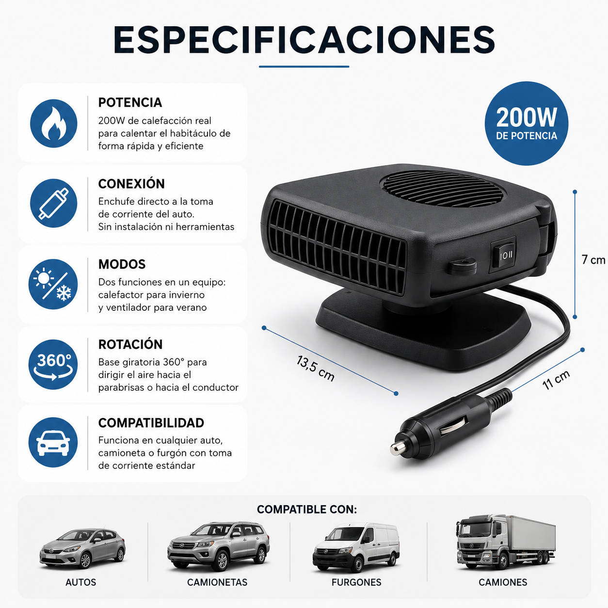 WarmDrive Pro - Calienta tu auto en segundos, aunque no tenga calefacción
