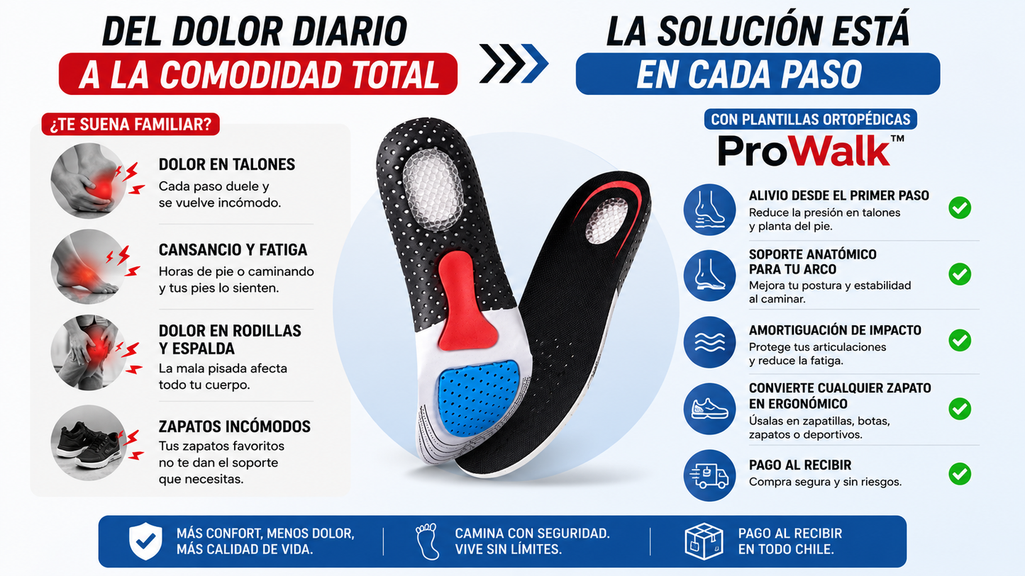 Plantillas Ortopédicas ProWalk