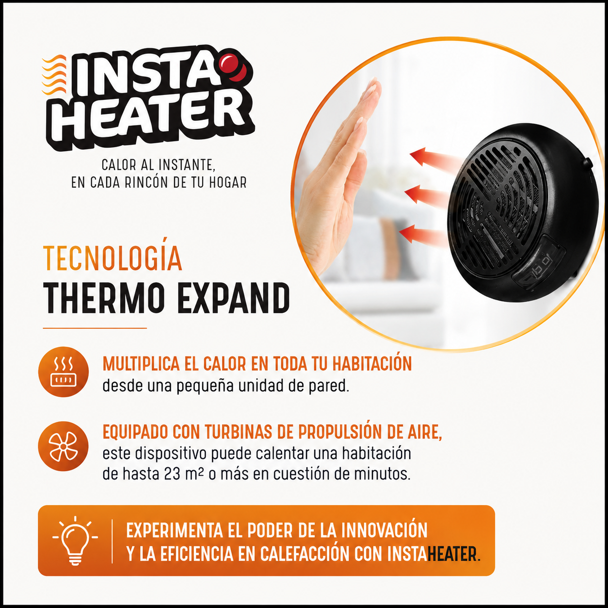 Insta Heater Calentador Portátil 600 W