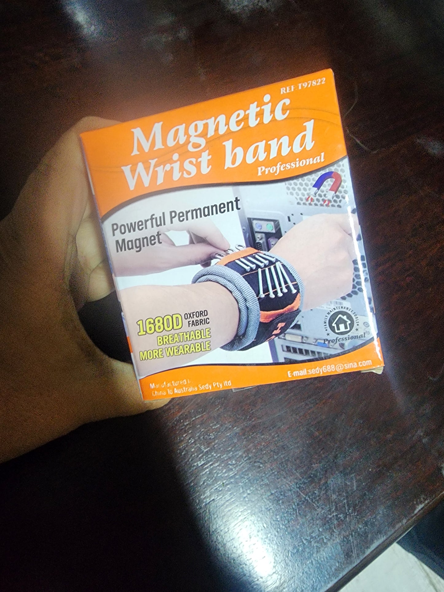 Pulsera Magnética Muñequera Sujeta Tornillo