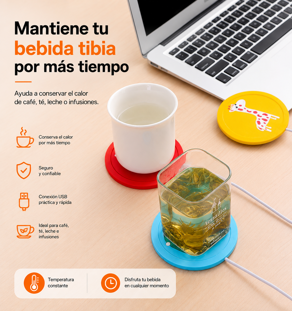 WarmCup USB™ - Posavasos térmico
