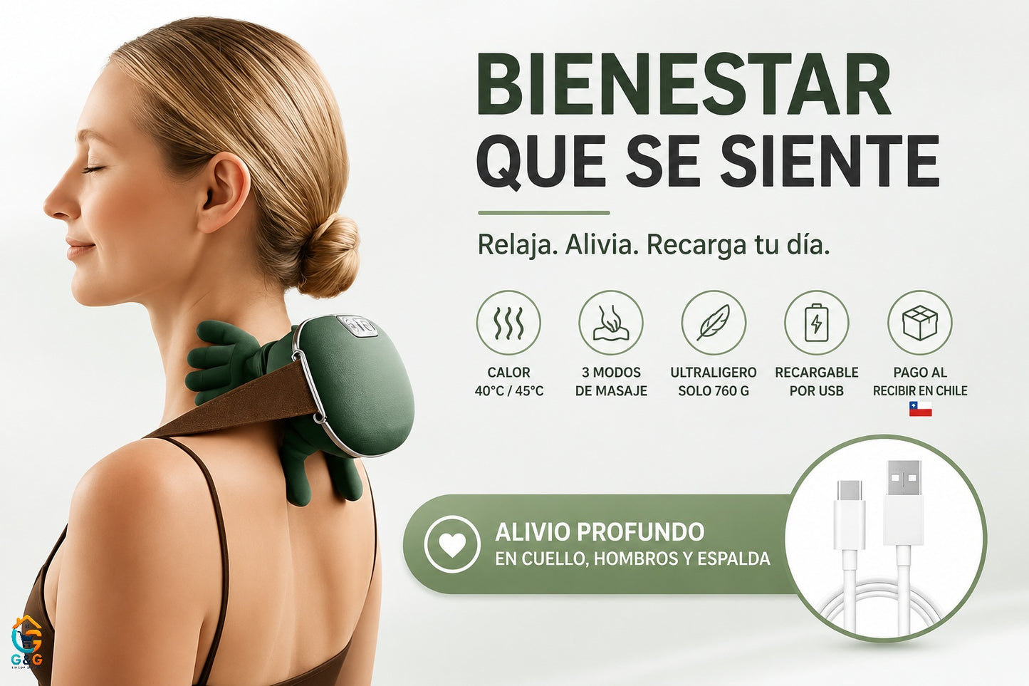 Masajeador Terapéutico Inalámbrico