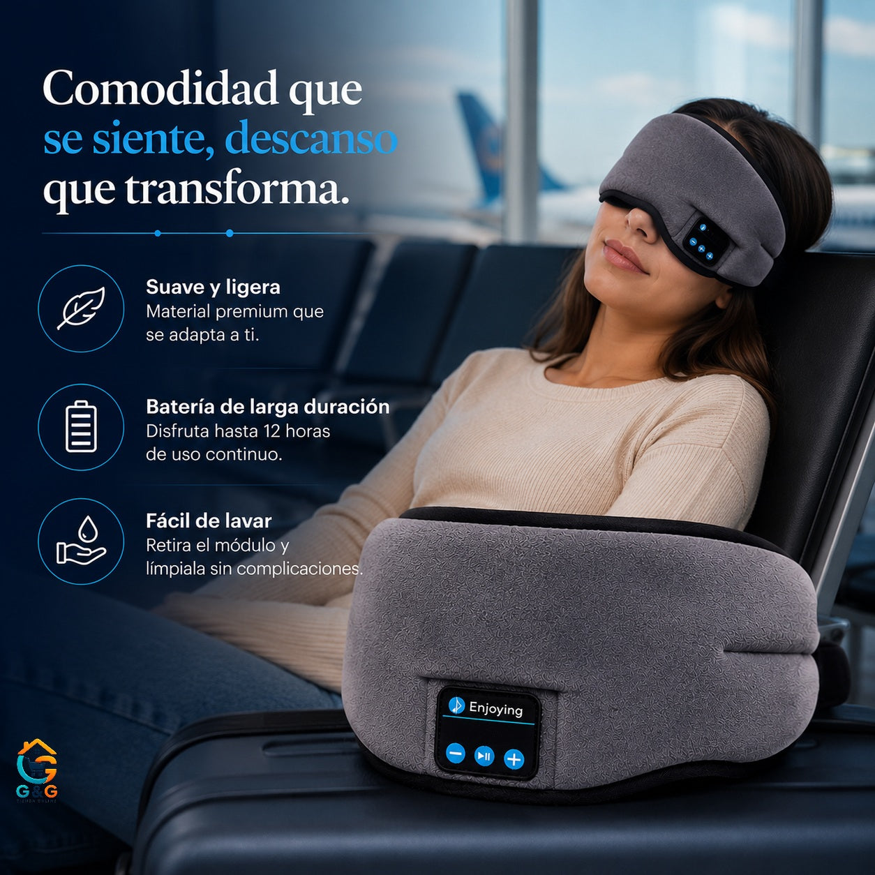 Antifaz Bluetooth Premium Enjoying
