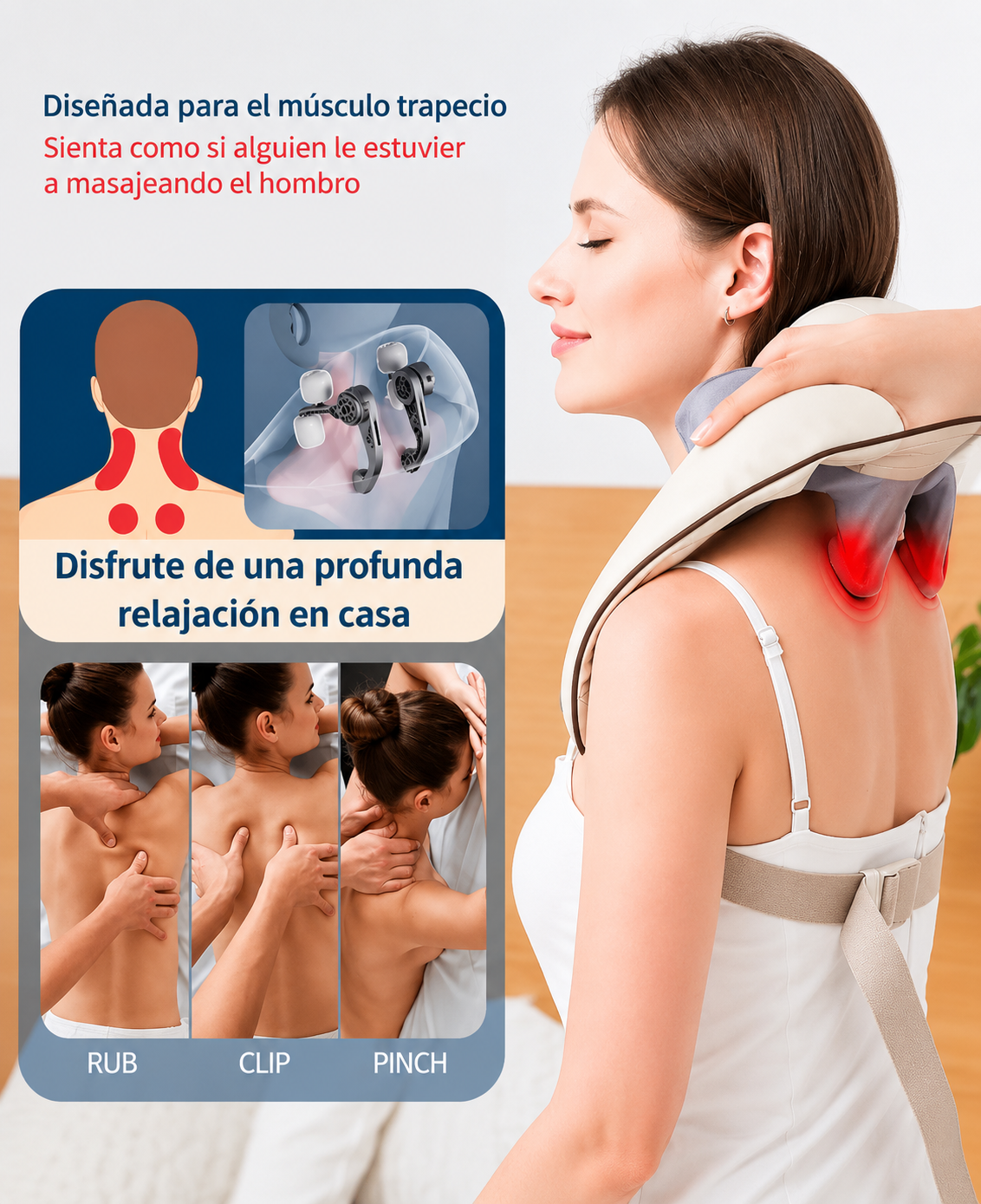 Masajeador de Cuello y Espalda Envolvente
