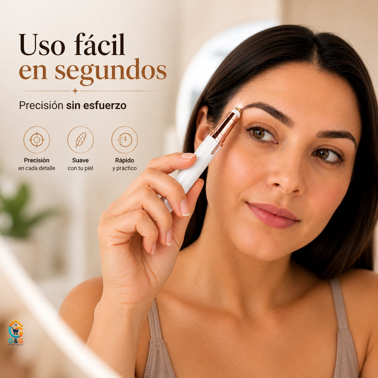 Depilador De Cejas Recargable 2x1!