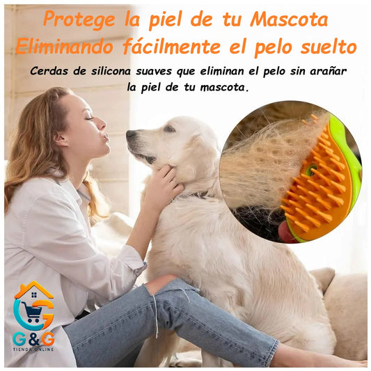 Cepillo a Vapor 3 en 1 Para Mascotas!!