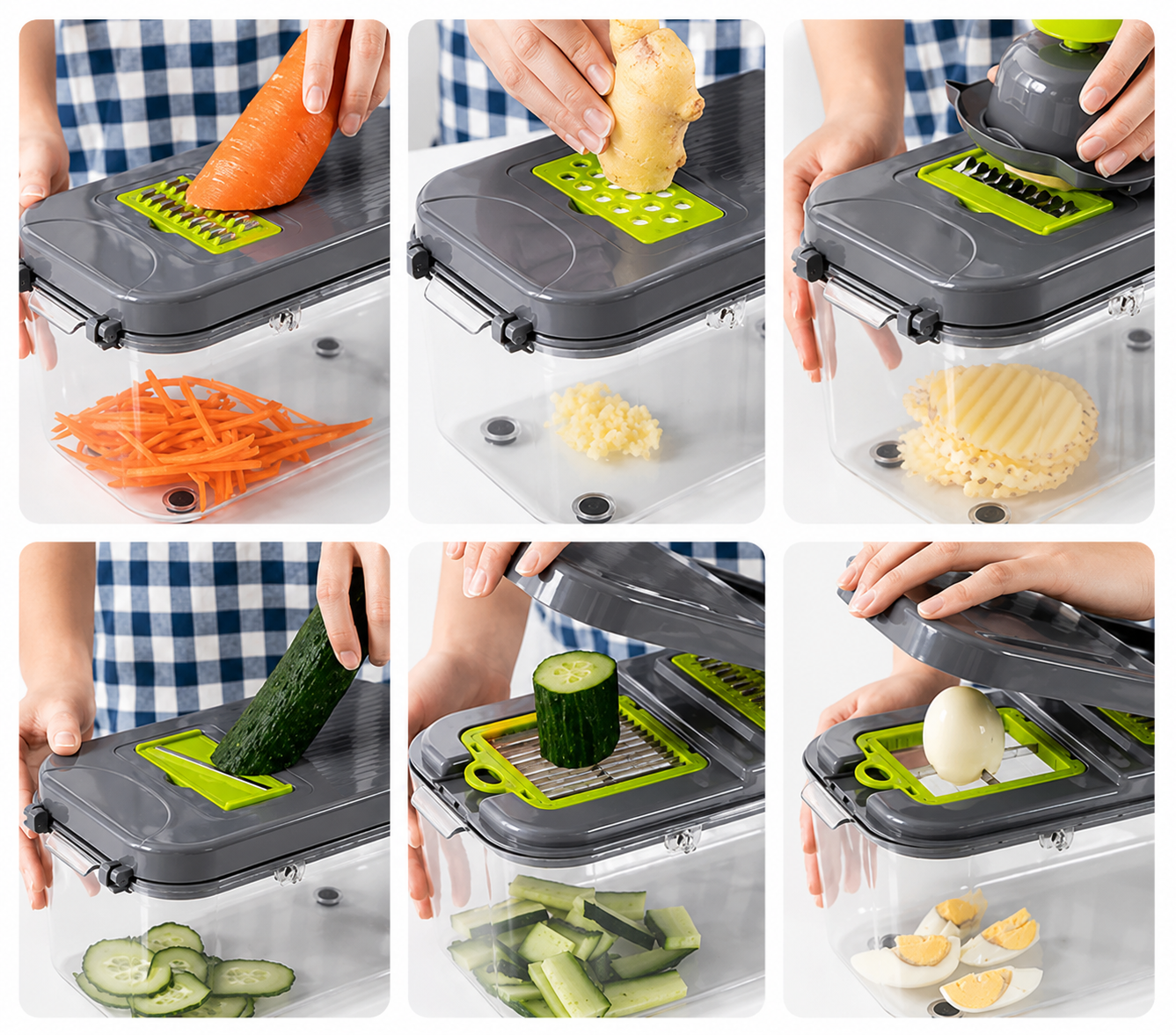 ChefSlice Pro™ - Picador De Verduras Y Frutas Multifuncional