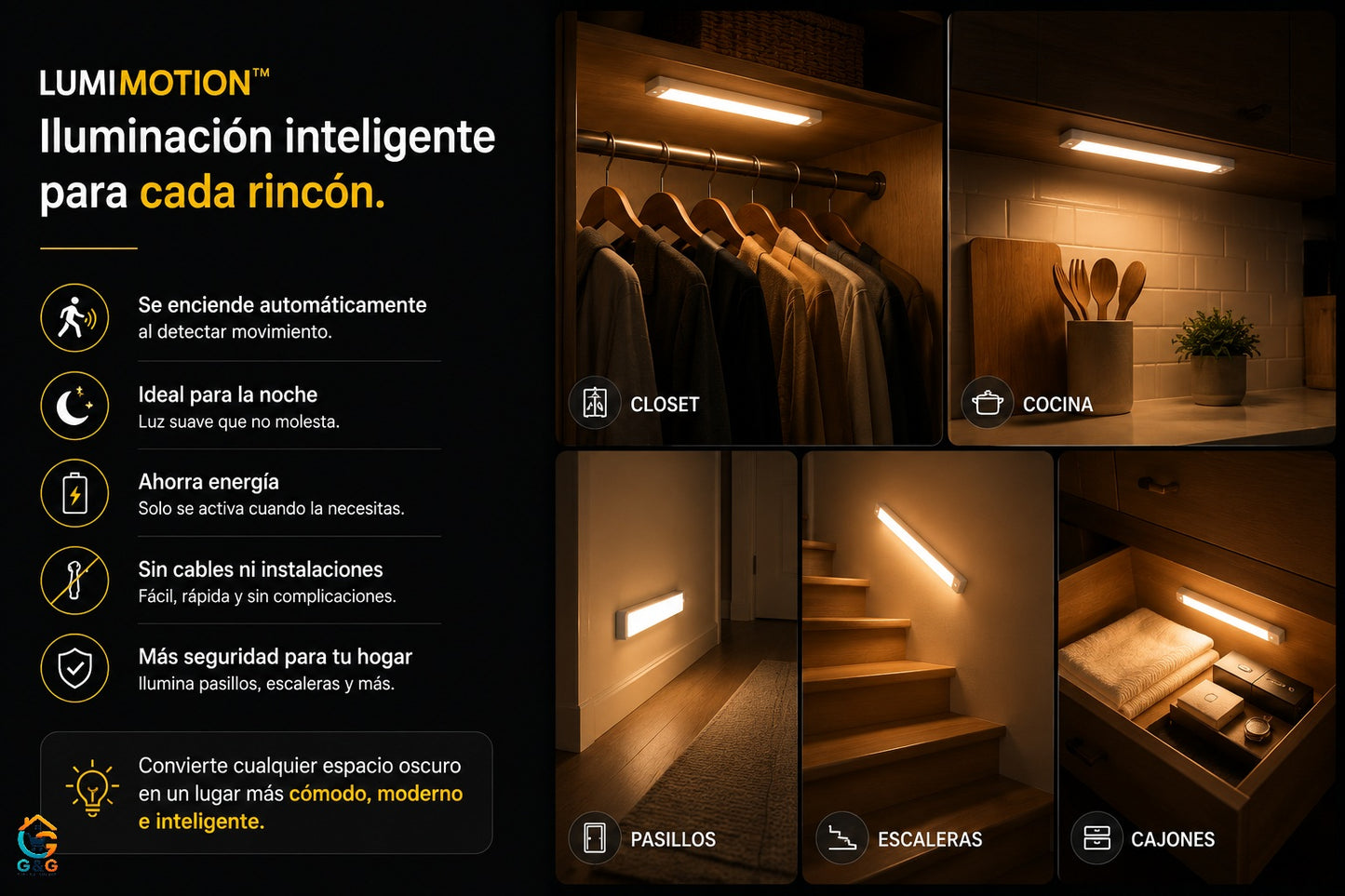LUMIMOTION™ - La luz automática para tu hogar