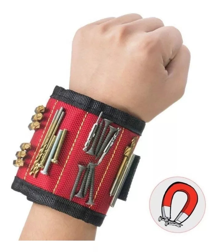 Pulsera Magnética Muñequera Sujeta Tornillo