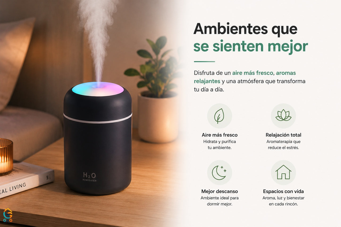 AromaPure™ - HUMIDIFICADOR DE AIRE