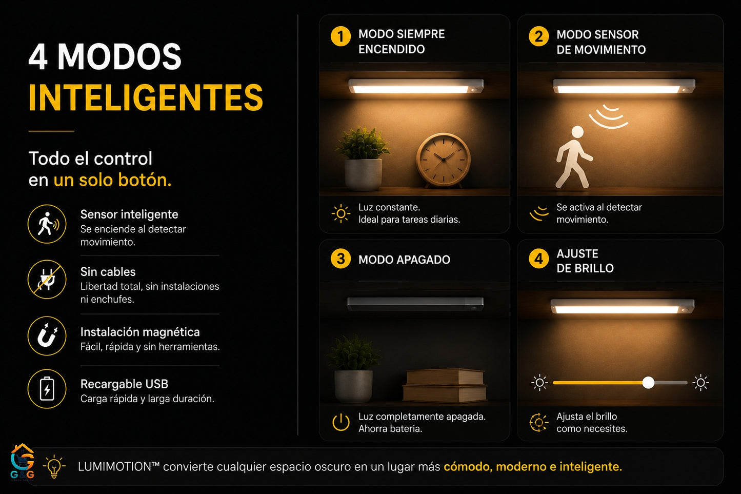LUMIMOTION™ - La luz automática para tu hogar