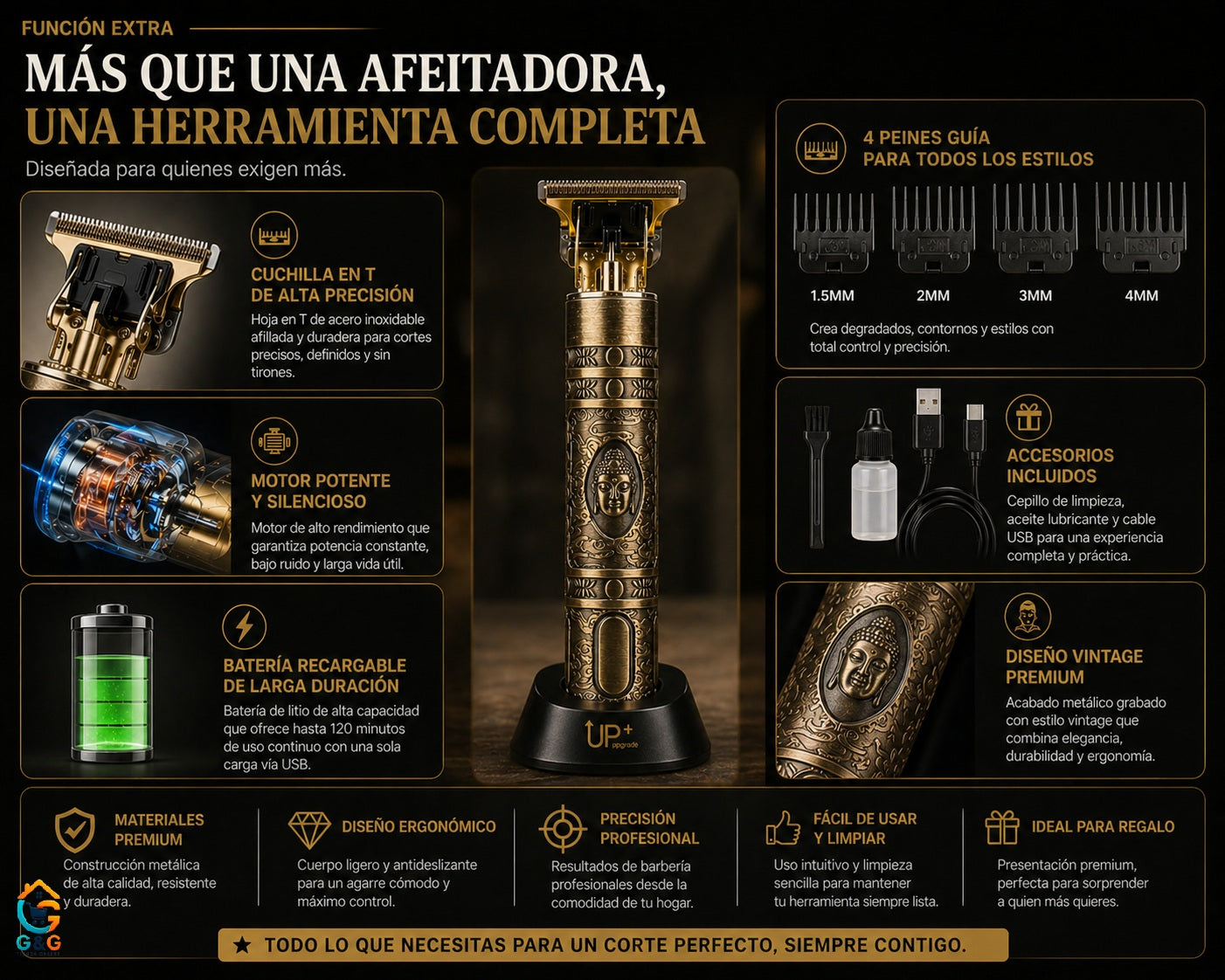 Afeitadora Profesional Vintage T9