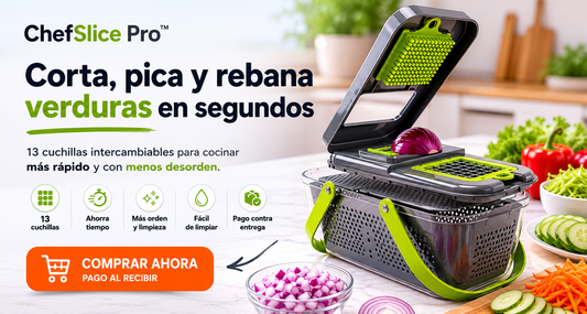 ChefSlice Pro™ - Picador De Verduras Y Frutas Multifuncional