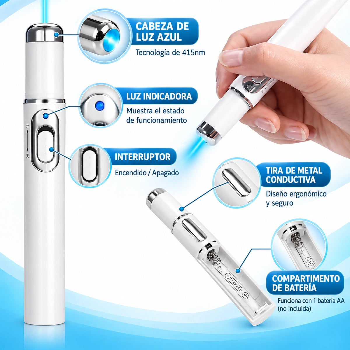 DermaBlue Lapiz- Menos Marcas, Piel Más Uniforme