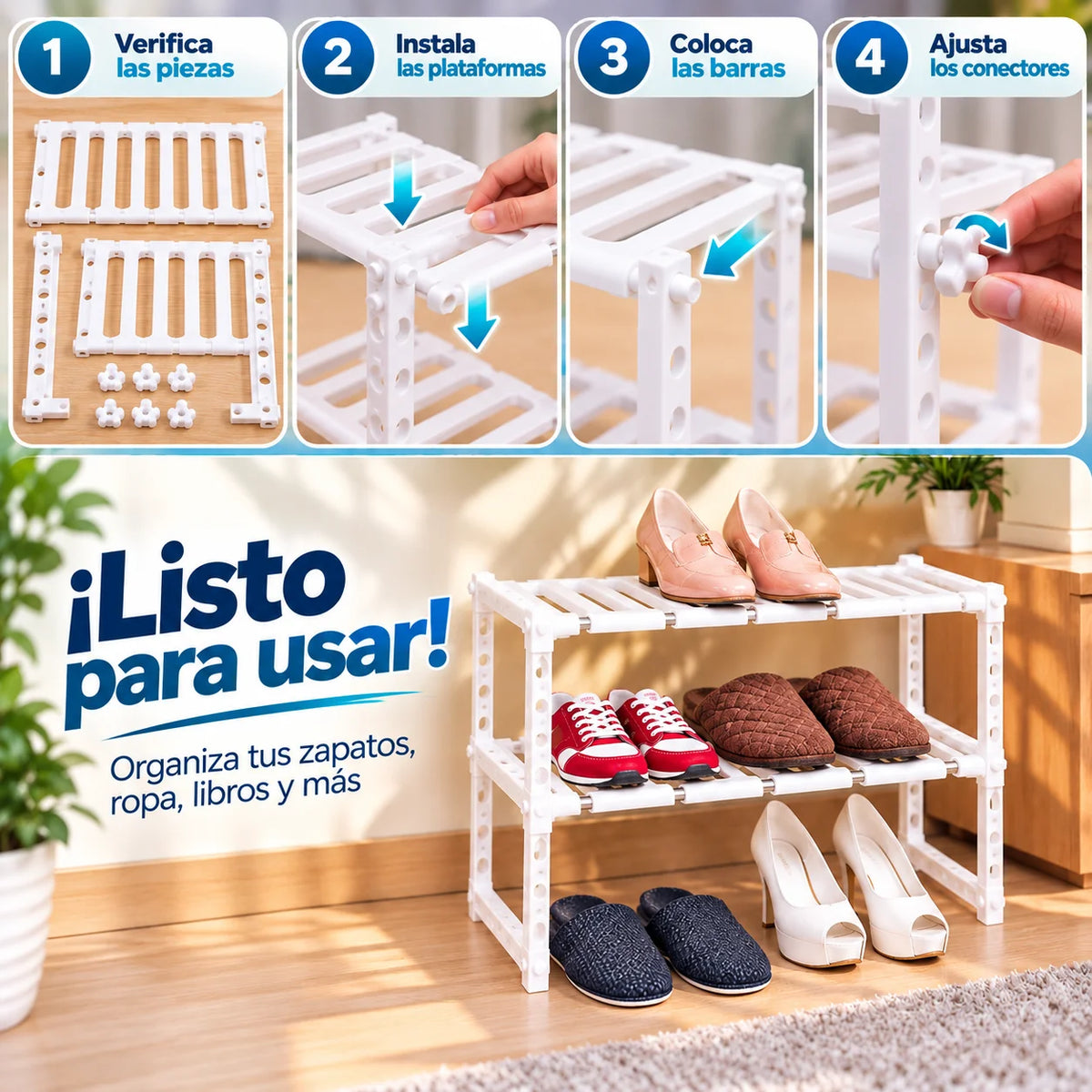 EstanteFácil Pro - Ajusta y Organiza a tu Medida