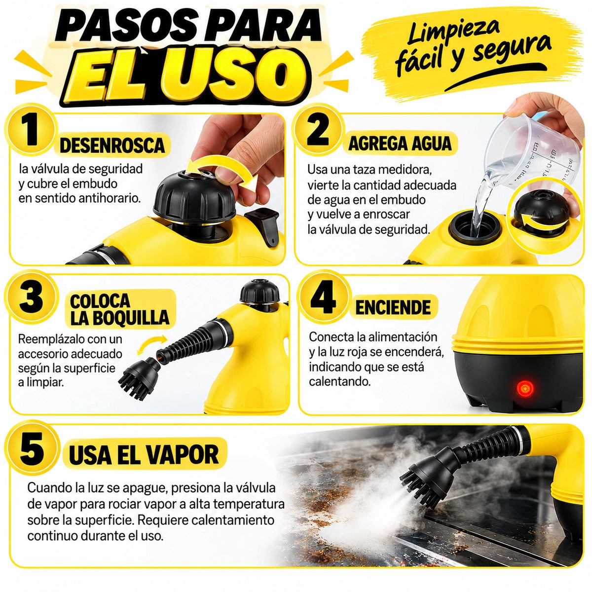 VaporMax Home - Menos Esfuerzo, Más Limpieza