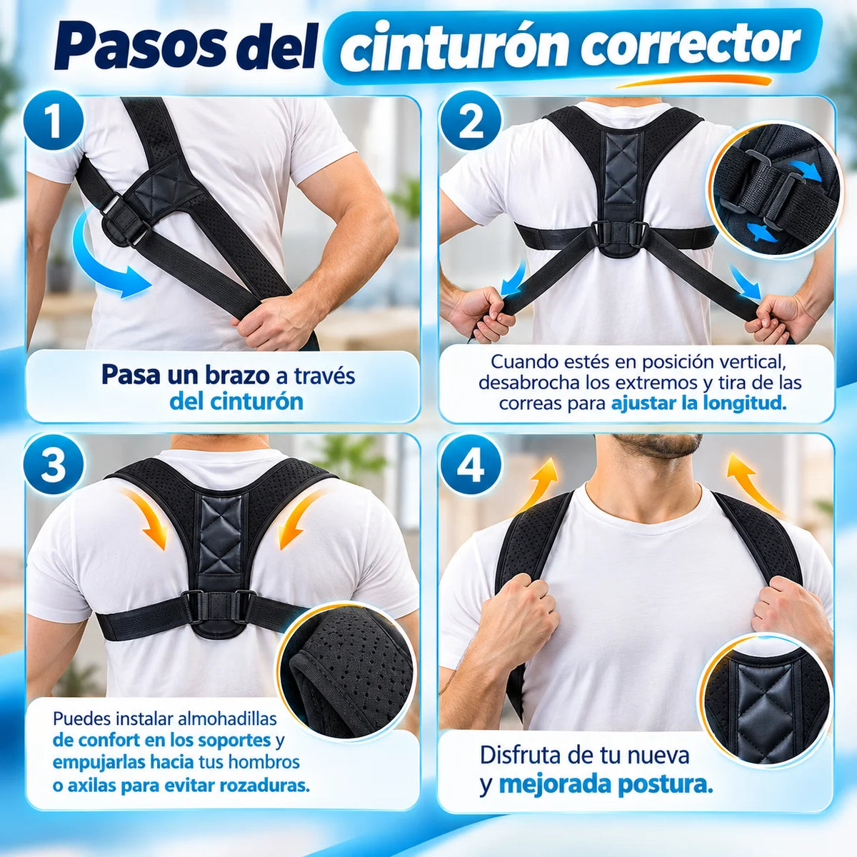 Postura Straight - Espalda Recta Sin Esfuerzo