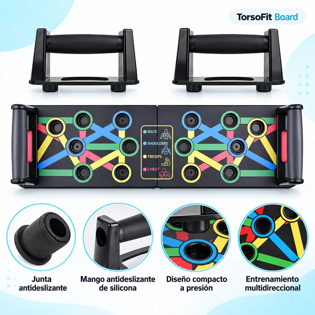 TorsoFit Board - Fuerza y Movilidad Sin Salir de Casa