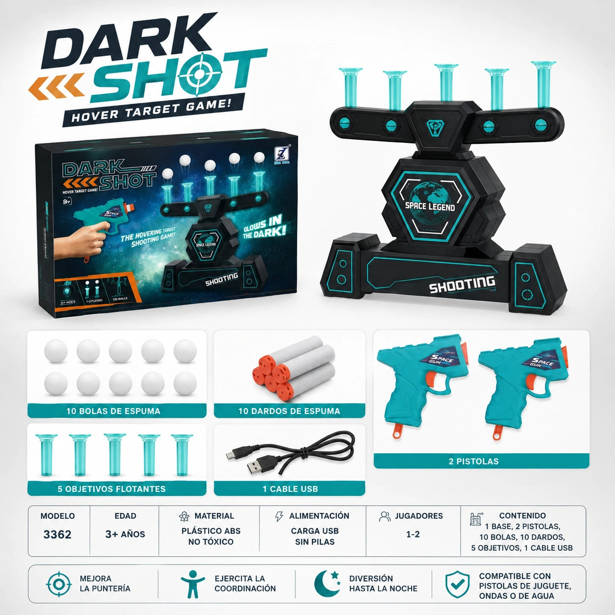DarkShot - Puntería y Coordinación, Incluso a Oscuras