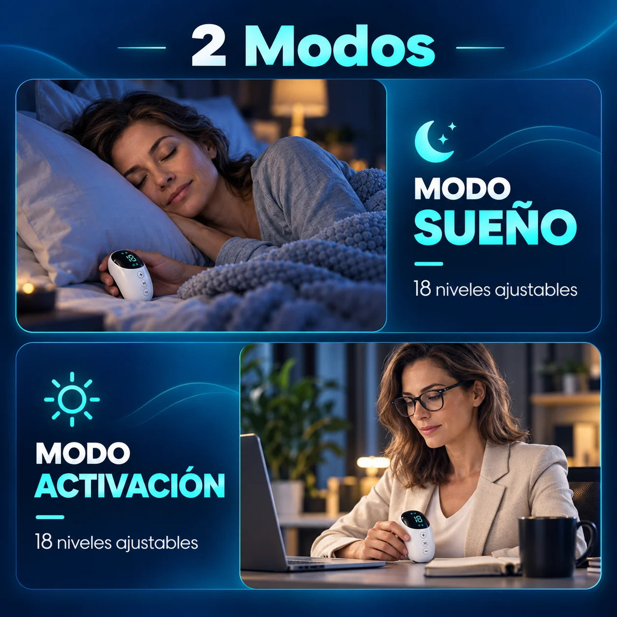 Sueño Smart - Relájate con Pulsos Suaves