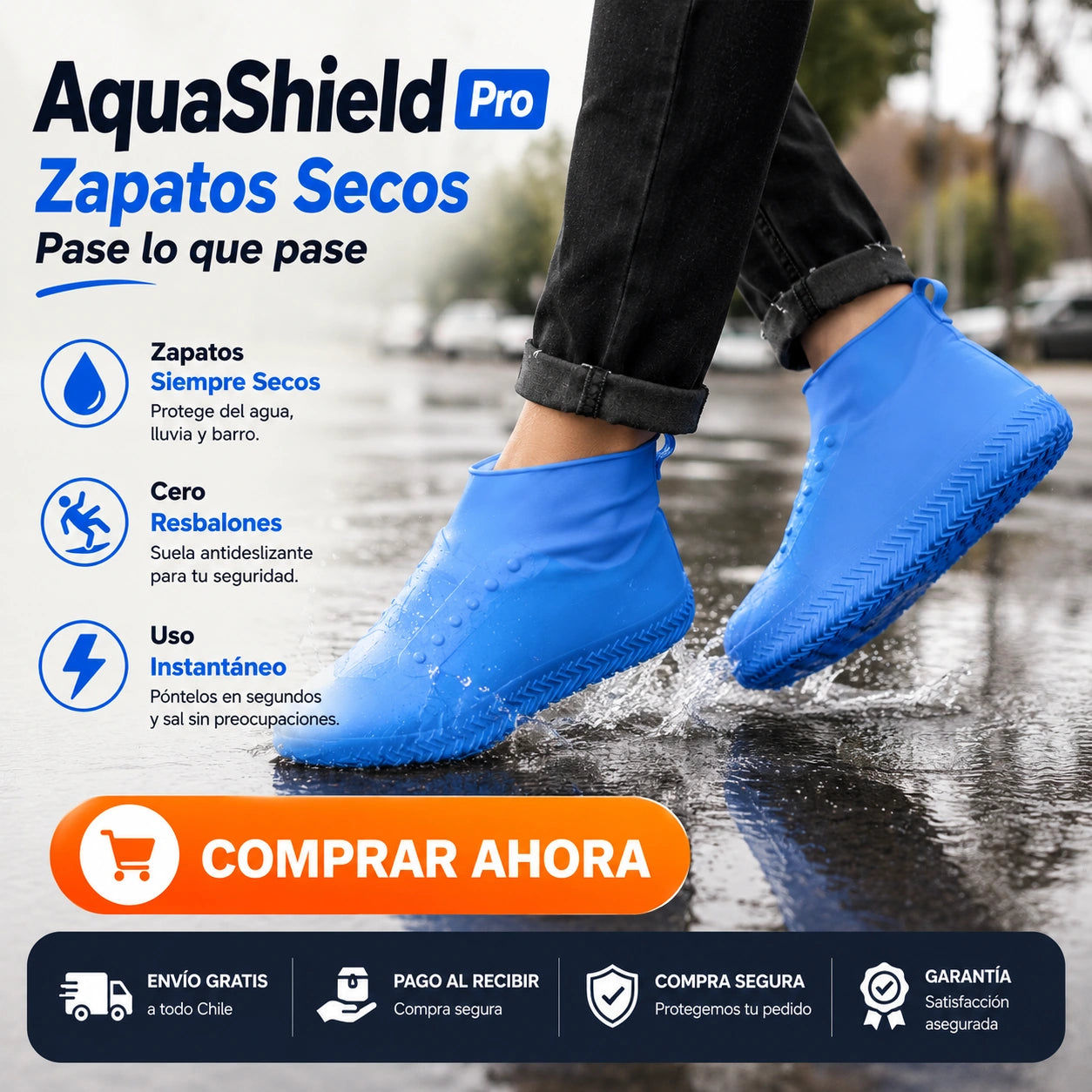 AquaShield Pro - Zapatos Secos Pase Lo Que Pase