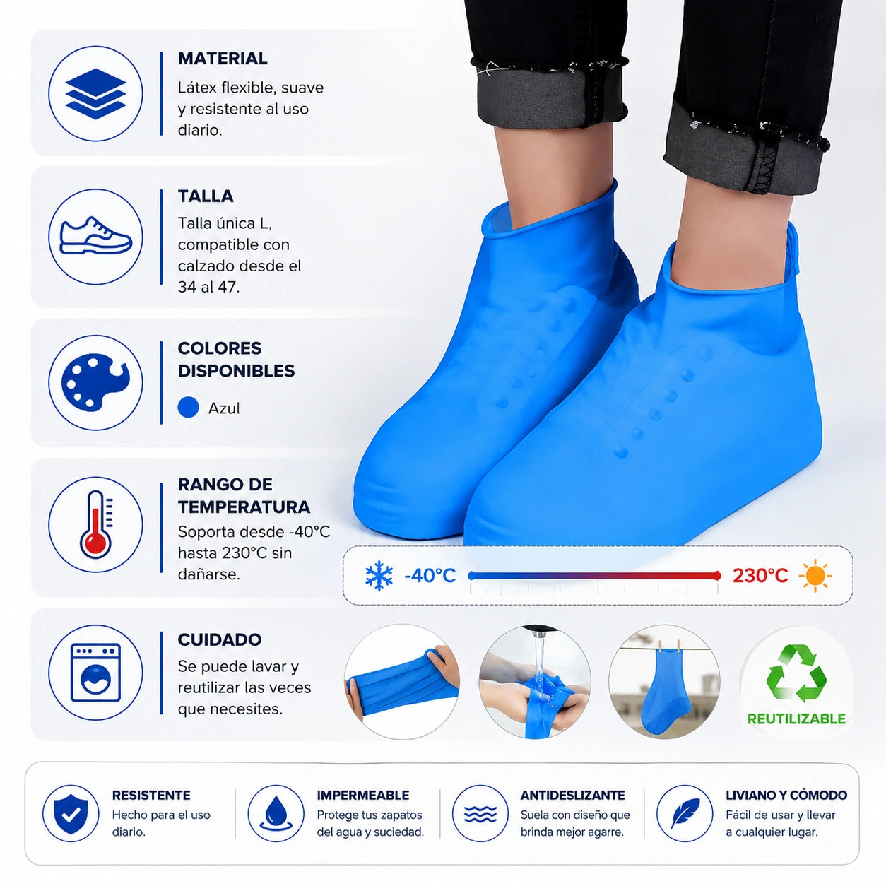 AquaShield Pro - Zapatos Secos Pase Lo Que Pase