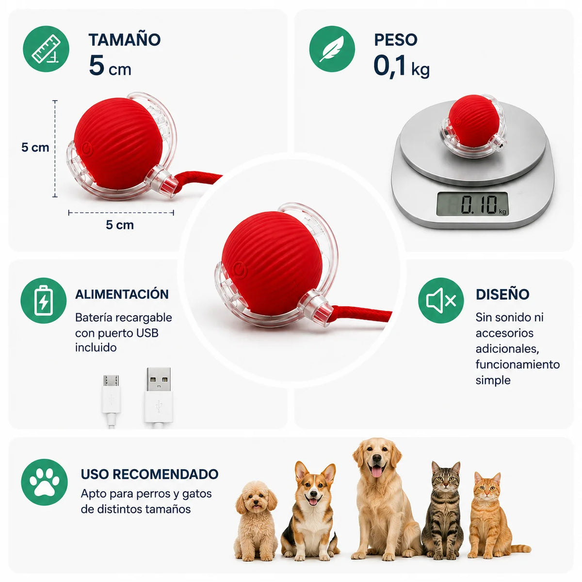 PawSpin 360 - Estimula el instinto de juego en segundos