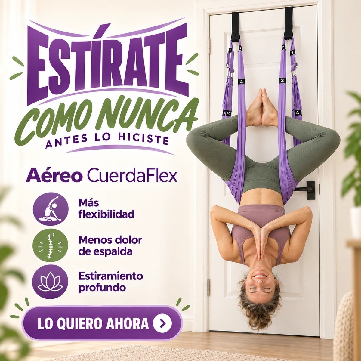 Aereo CuerdaFlex - Estírate Como Nunca Antes lo Hiciste