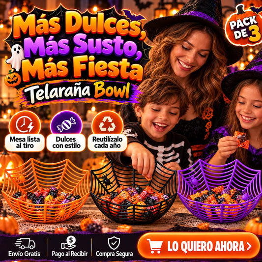 Telaraña Bowl - Más Dulces, Más Susto, Más Fiesta
