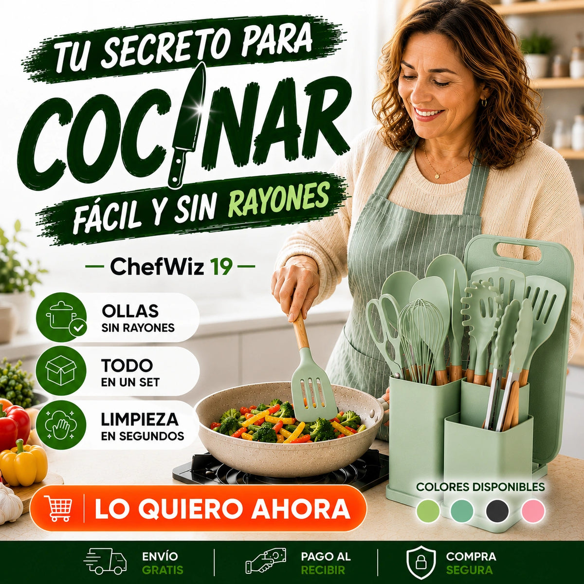 ChefWiz 19 - Tu secreto para cocinar fácil y sin rayones
