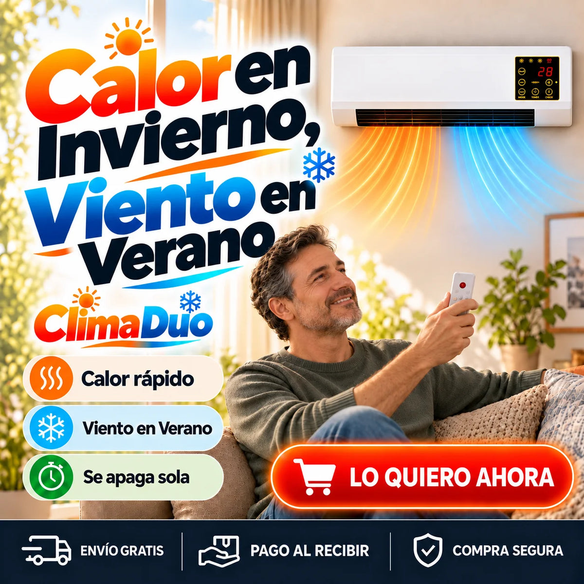 ClimaDuo - Calor en Invierno, Viento en Verano
