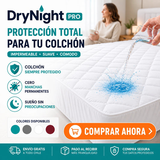 DryNight Pro - Bloquea Líquidos, Protege tu Descanso