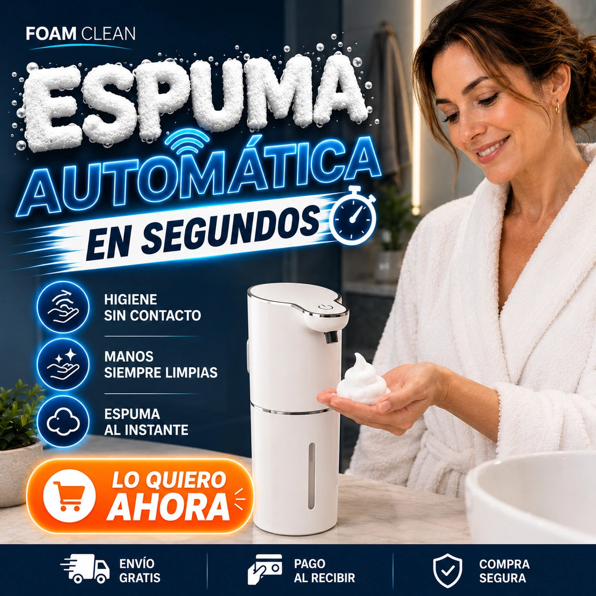 Foam Clean - Espuma Automática En Segundos